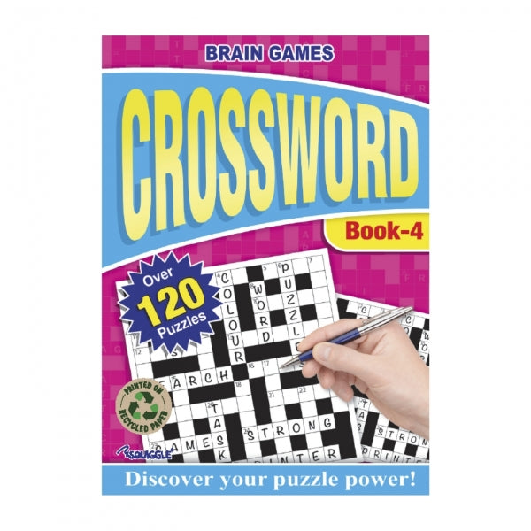 A4 Crossword Puzzle Book