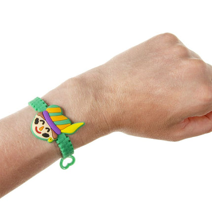 6 Adjustable Sinterklaas Rubber Bracelets