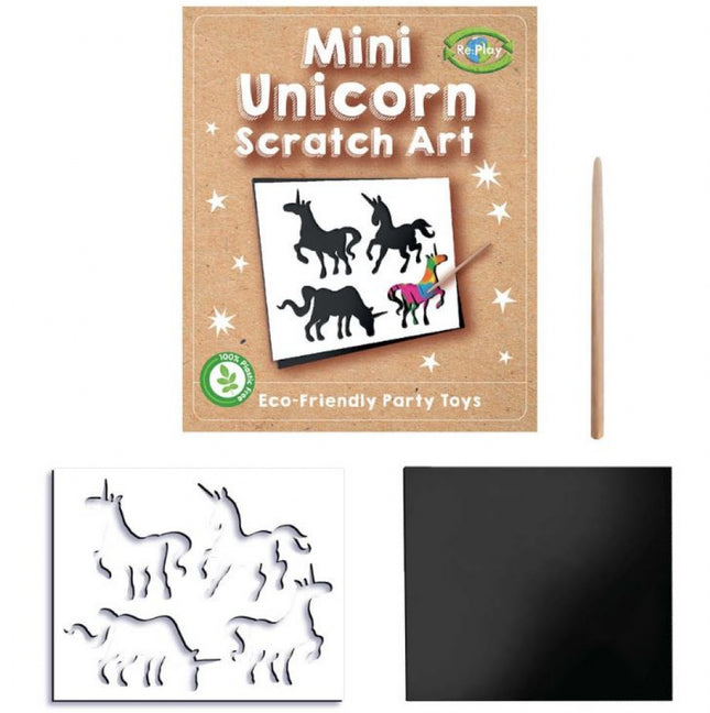 Mini Unicorn Scratch Art (Single)