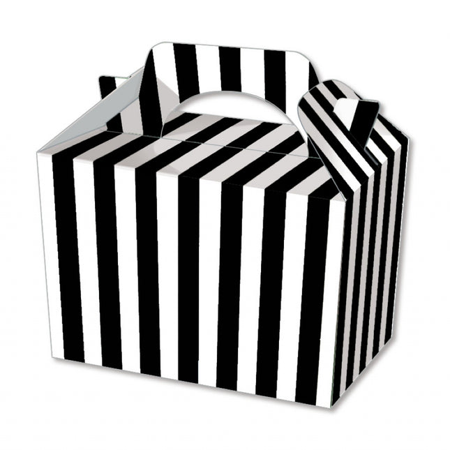 Black Stripe Boxes - 10 Pack