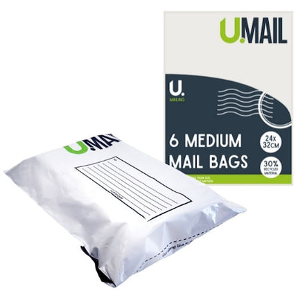 Mail Bags Medium - 6 Pack