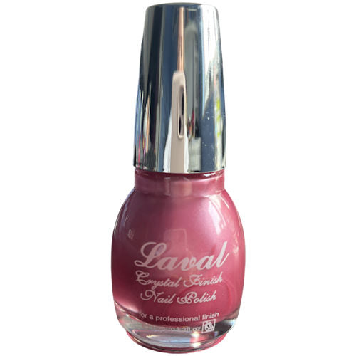 Laval Pink Lace Crystal Finish Nail Polish