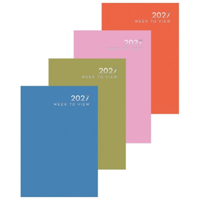 2027 A6 WTV Colour Block Diary (Assorted)