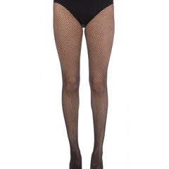 Black Seamless Fishnet Tights