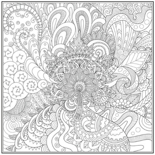Beautiful Happy Advanced Colouring Book