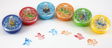6 Insect Spinning Top Stampers