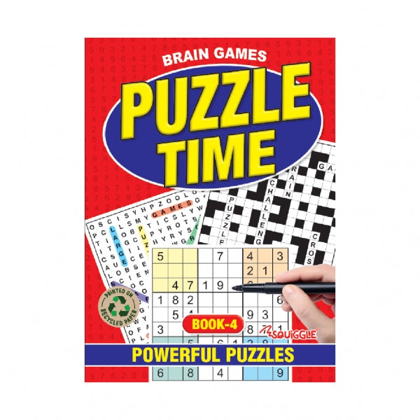 A4 Puzzle Time Book