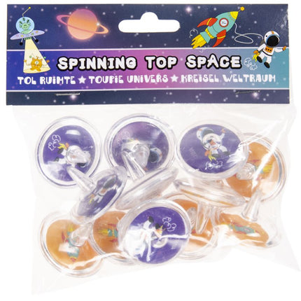 12 Space Spinning Tops