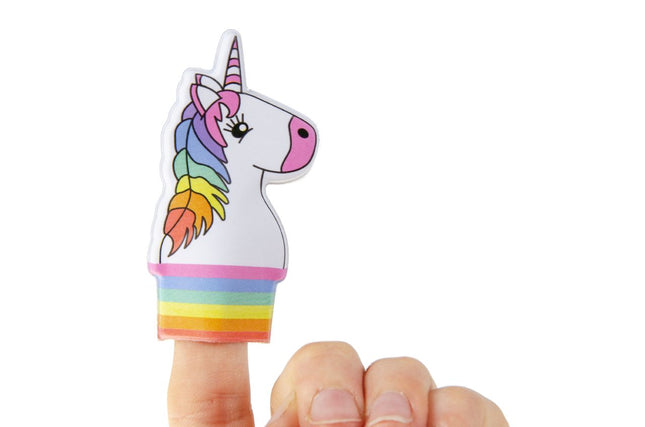 Unicorn Finger Puppets - 6 Pack