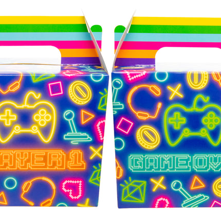 6 Gamer Party Food Lunch Boxes