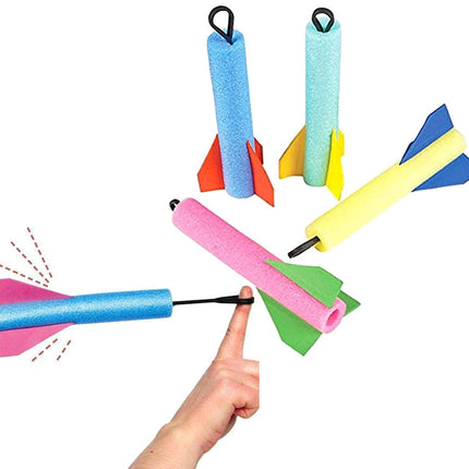 6 Finger Flying Foam Rockets