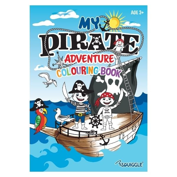 A4 Pirate/My Wild Dragon & Dinosaur Colouring Book