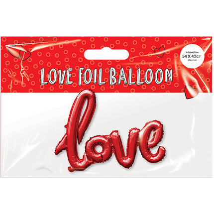 Valentines Day Love 54cm x 43cm Foil Balloon