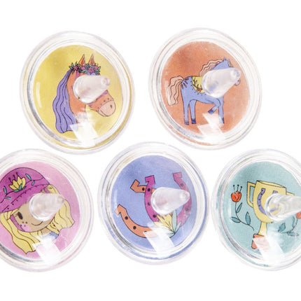 12 Horse Spinning Tops