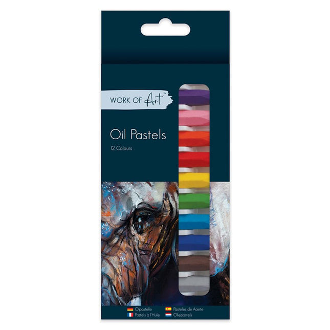 12 Oil Pastels