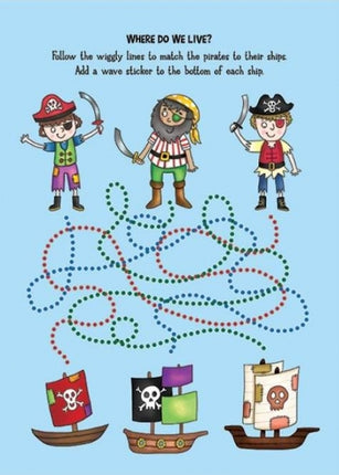 My Fun Pirates/Monsters Sticker Activity Book