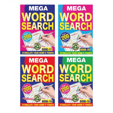 A5 Mega Word Search Book