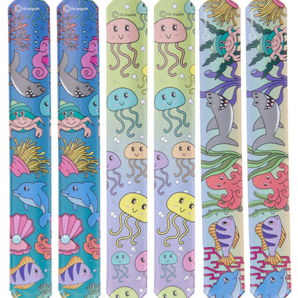 Sealife Slap Bracelets - 6 Pack