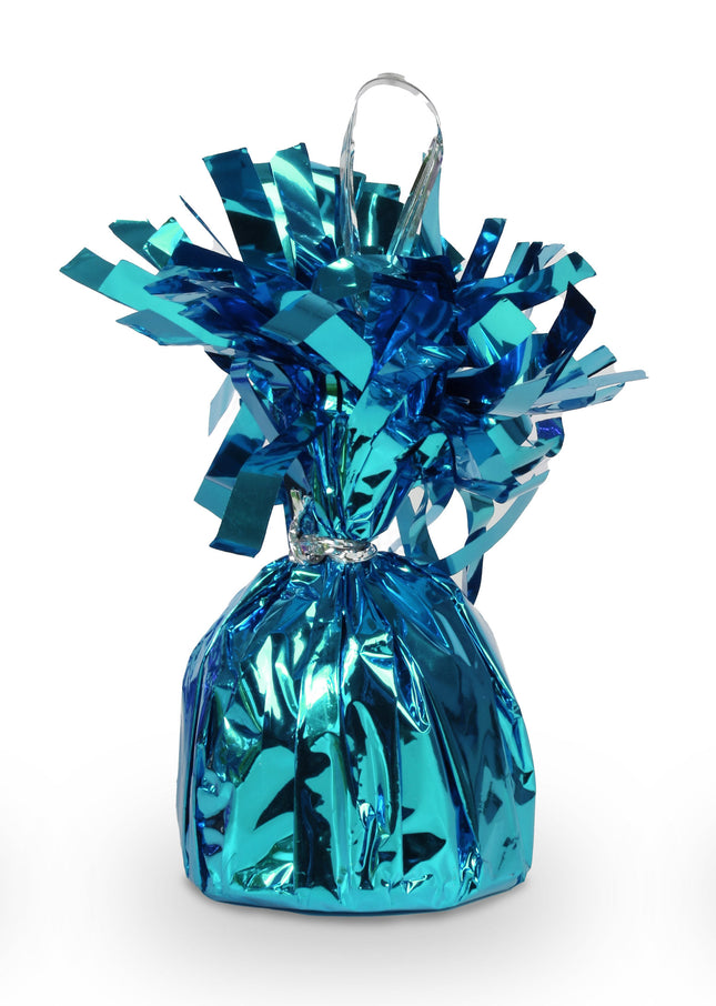 Large Baby Blue Foil Balloon Weight