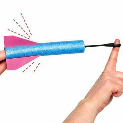 6 Finger Flying Foam Rockets