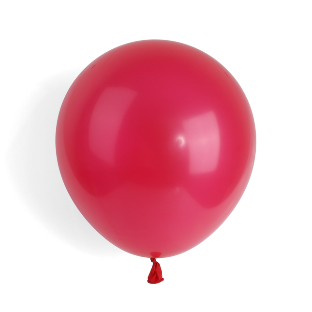 Pearlised Red 12" Latex Balloons – 50 Pack