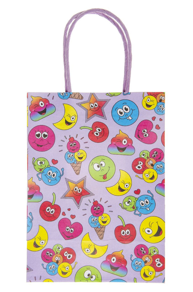 Happy Face Paper Gift Bag - Single