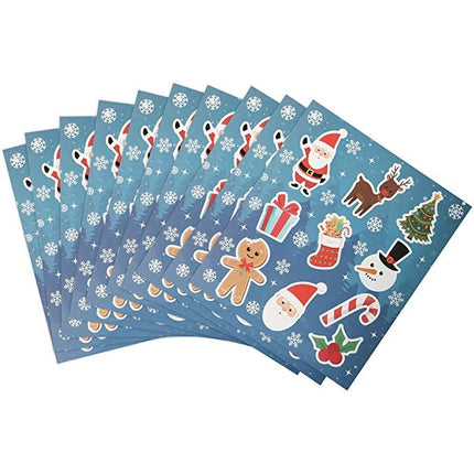 Christmas Sticker Sheets - 10 Pack