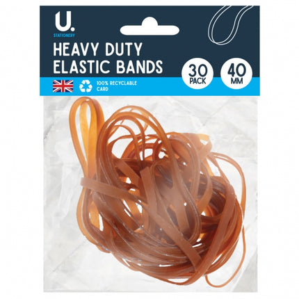 30 Heavy Duty Elastic Bands