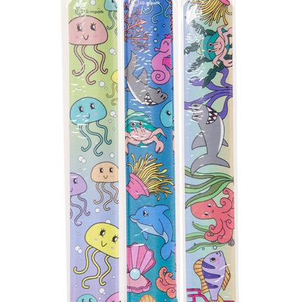 Sealife Slap Bracelets - 6 Pack