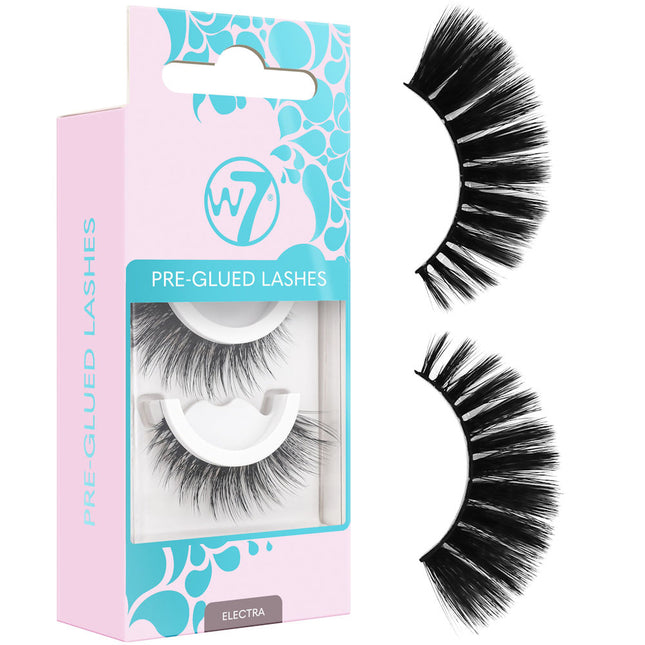 W7 Cosmetics Pre-glued False Eyelashes - Electra