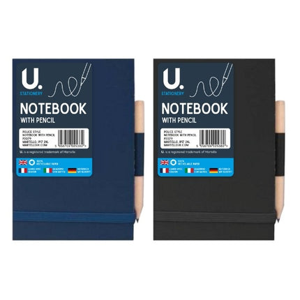 Police Style Notebook & Pencil