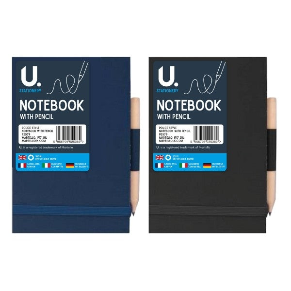 Police Style Notebook & Pencil