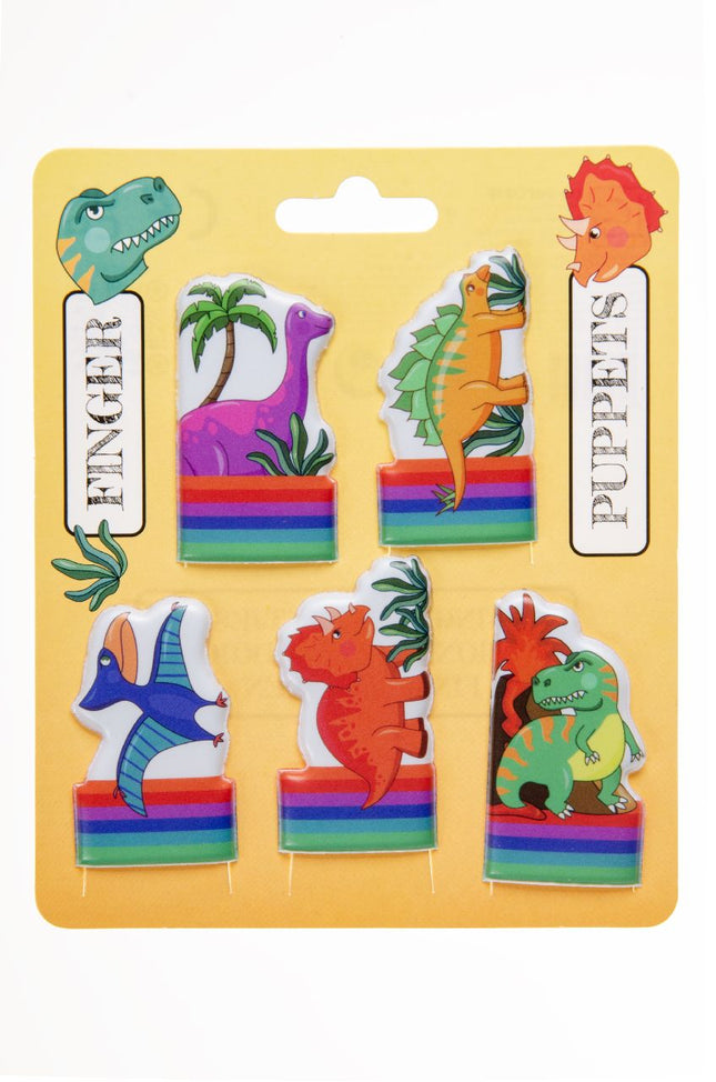 5 Dinosaur Finger Puppets