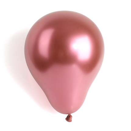 50 Metallic Red 7" Latex Balloons