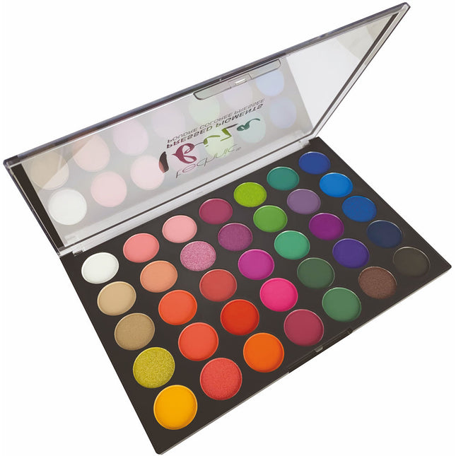 Technic Cosmetics 35 Colour Bright Colours Eyeshadow Palette - Ibiza