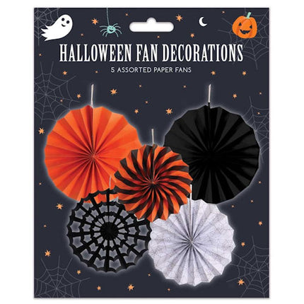 Halloween Hanging Paper Decorations - 5 Pack