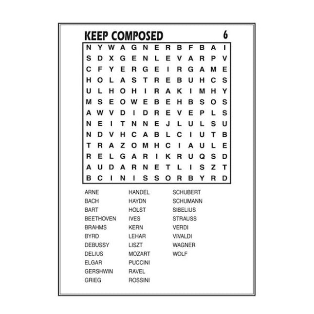 A4 Mega Large Print Word Search Book