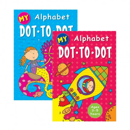 A4 Alphabet ABC Dot-to-Dot Book