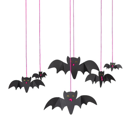 Hanging Bats DIY Decoration – 6 Pack