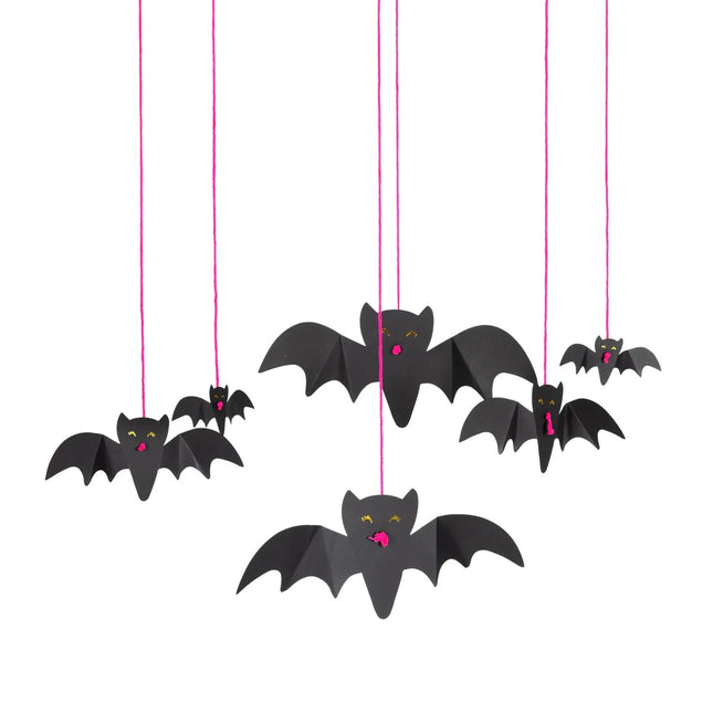 Hanging Bats DIY Decoration – 6 Pack