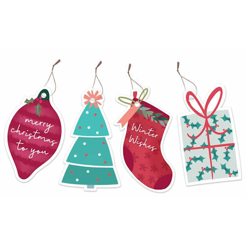 Christmas Shaped Gift Tags - 20 Pack