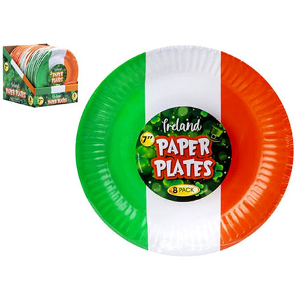 Ireland Paper Plates 7" - 8 Pack