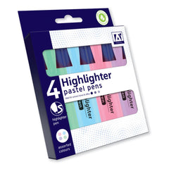 4 Pack Pastel Highlighters
