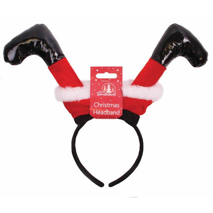 Christmas Santa Legs Headband