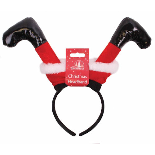 Christmas Santa Legs Headband