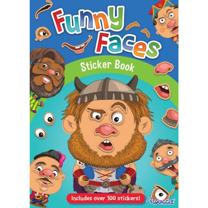 A4 Funny Face Sticker Book