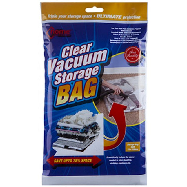 Large Clear Vacuum Storage Bag - 70 x 100cm