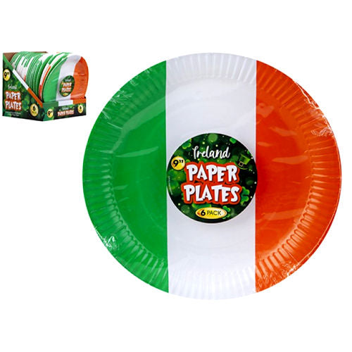 Ireland Paper Plates 9" - 6 Pack