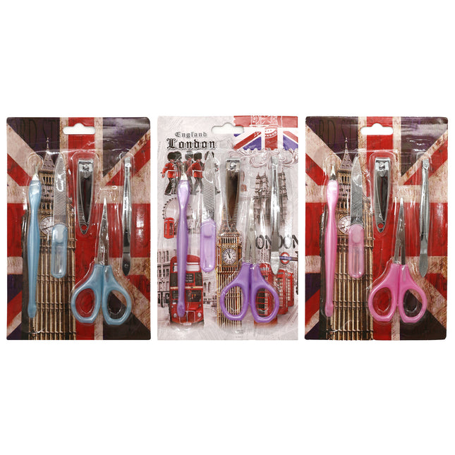 5 Piece Manicure Set - 3 Pack