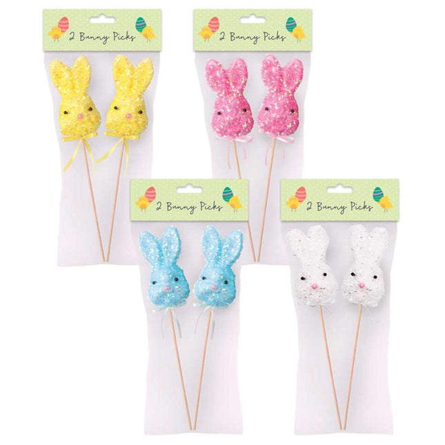 Easter Bunny Pick Decorations